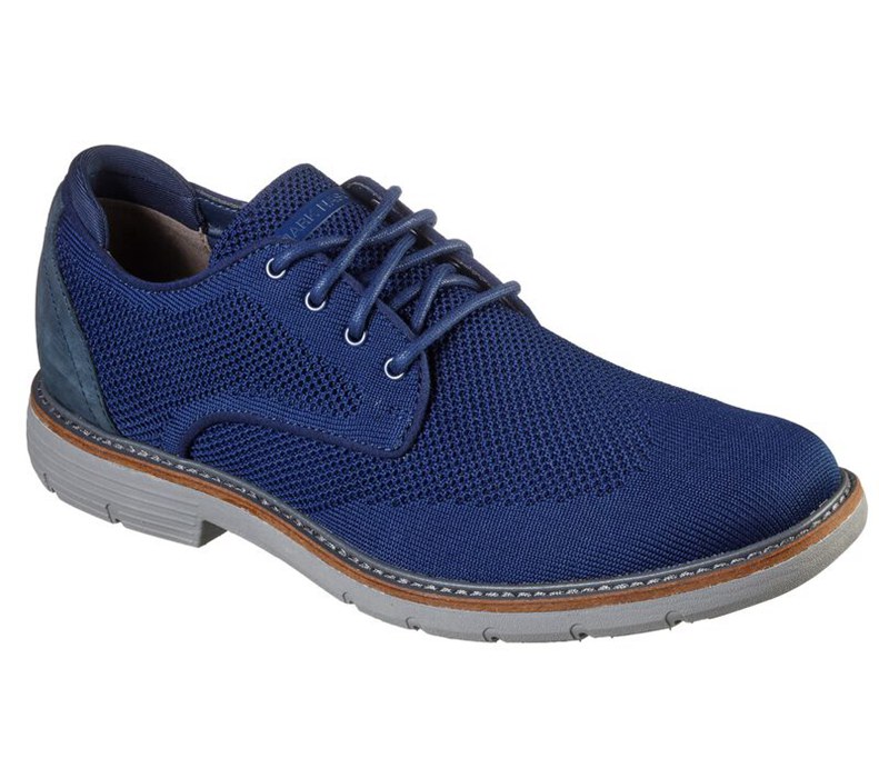 Skechers Lite Lugg - Basswood - Mens Lace Up Shoes Navy [AU-GK2391]